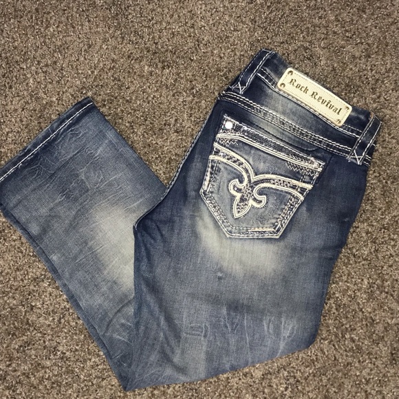 Rock Revival Crop Capris